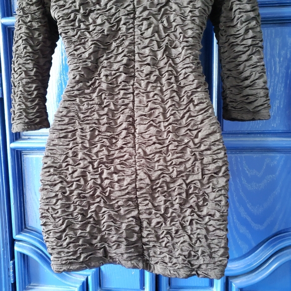 90s Micro Mini Black Rouched Dress Off The Shoulder - Picture 13 of 14